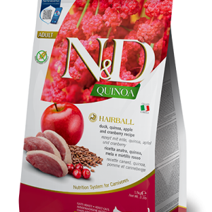N&D Quinoa Hairball Cat Adult Anatra