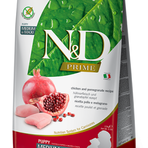 N&D Prime Puppy Medium/Maxi Pollo e Melograno