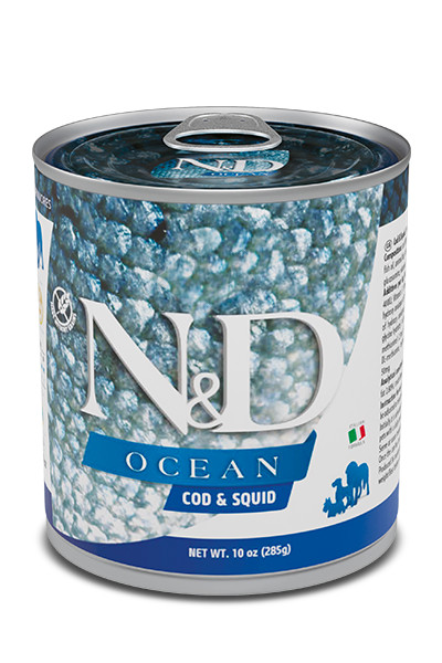 N&D Ocean Merluzzo e Calamaro Adult