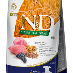 N&D Ancestral Grain Puppy Mini Agnello e Mirtillo