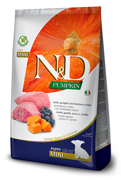 N&D Pumpkin Puppy Mini Agnello, Zucca e Mirtillo