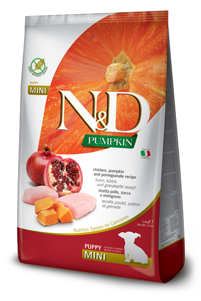 N&D Pumpkin Puppy Mini Pollo, Zucca e Melograno