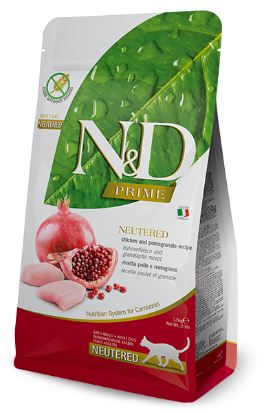N&D Prime Cat Neutered Pollo e Melograno Adult