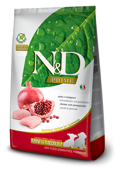 N&D Prime Puppy Mini & Medium Pollo e Melograno