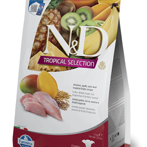 N&D Tropical Selection Puppy Mini Pollo, Farro, Segale e Frutta Tropicale