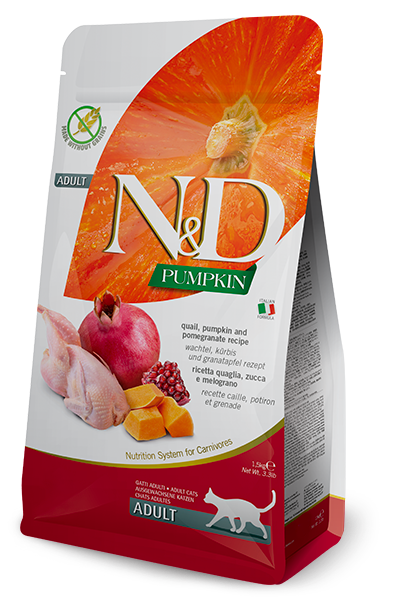 N&D Pumpkin Cat Quaglia e Melograno Adult