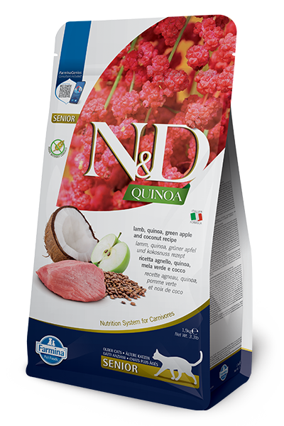 N&D Quinoa Senior Cat Adult Agnello