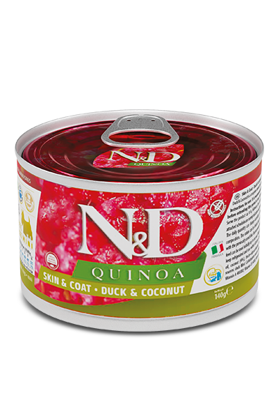 N&D Quinoa Skin & Coat Anatra e Cocco