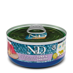 N&D Natural Cat Adult Tonno e Gamberetti