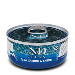 N&D Ocean Gatto Tonno, Sardine e Gamberetti Adult
